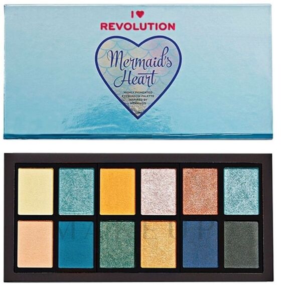 Revolution Beauty Mermaids Heart Eyeshadow Palette - Picture 2 of 9